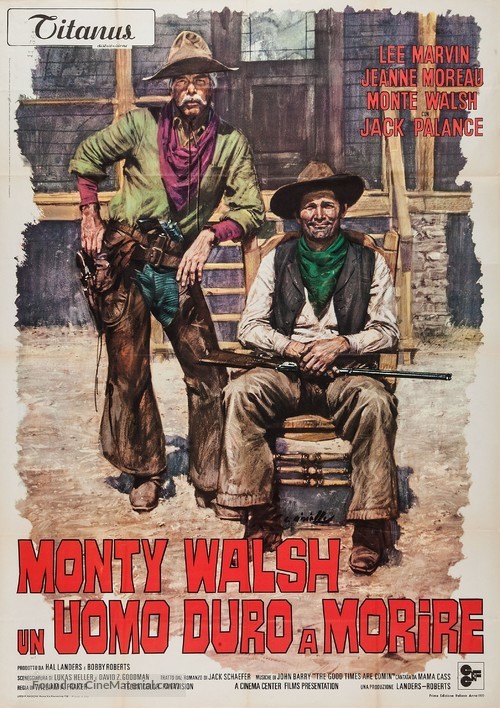 Monte Walsh - Italian Movie Poster