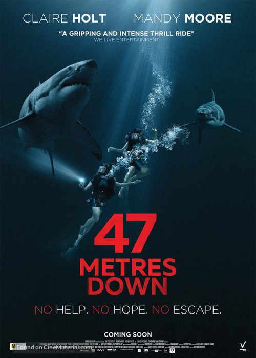 47 Meters Down - New Zealand Movie Poster