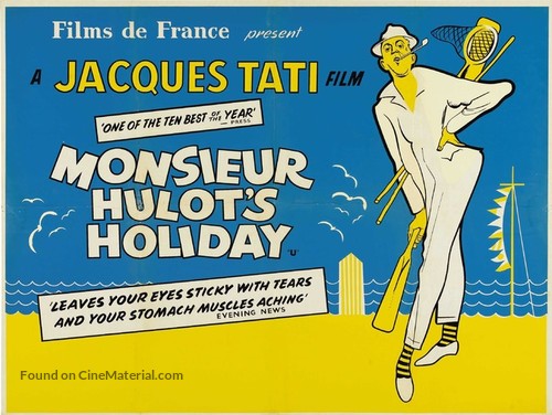 Les vacances de Monsieur Hulot - British Movie Poster