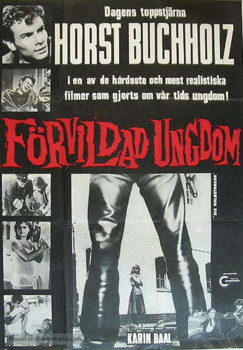 Halbstarken, Die - Swedish Movie Poster