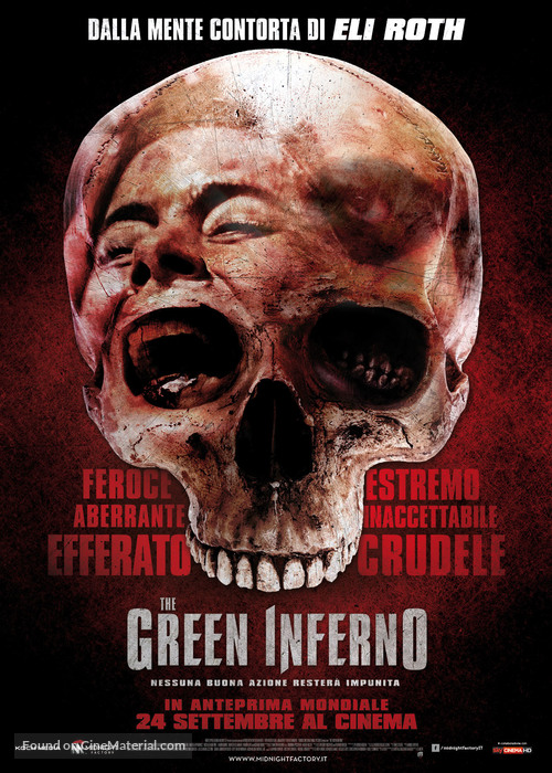 The Green Inferno - Italian Movie Poster