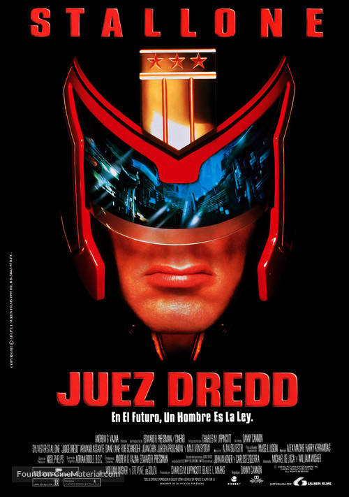 Judge Dredd - Spanish Movie Poster