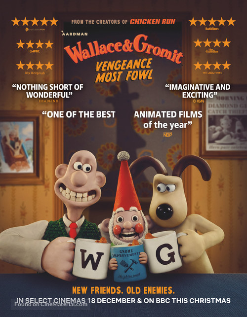 Wallace &amp; Gromit: Vengeance Most Fowl - British Movie Poster