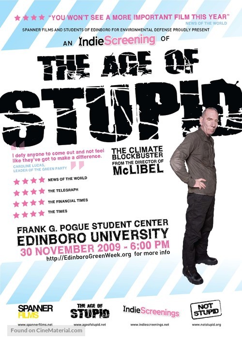 The Age of Stupid - British Movie Poster