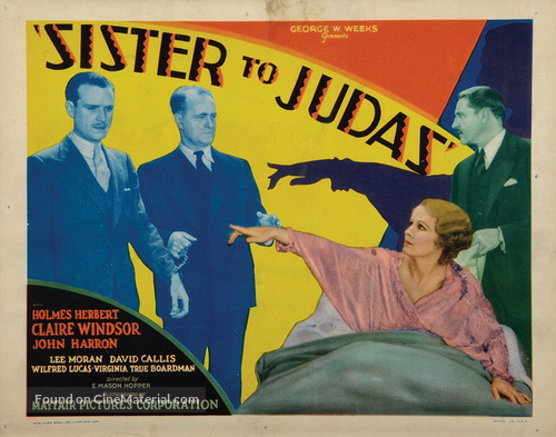 Sister to Judas - Movie Poster