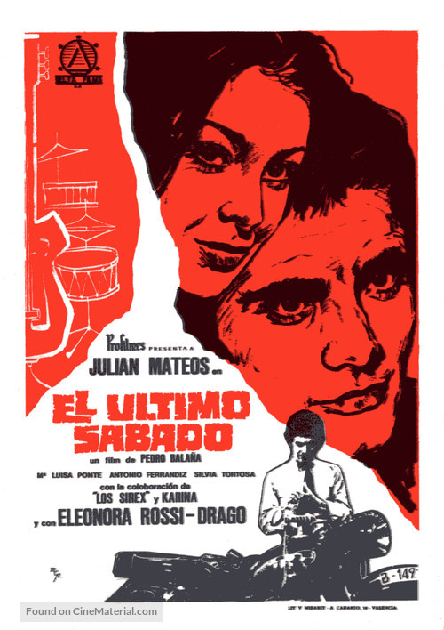 El &uacute;ltimo s&aacute;bado - Spanish Movie Poster