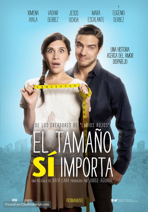 El tama&ntilde;o s&iacute; importa - Mexican Movie Poster