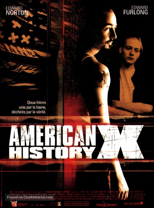 American History X - French Movie Poster