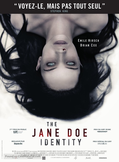 The Autopsy of Jane Doe - French Movie Poster