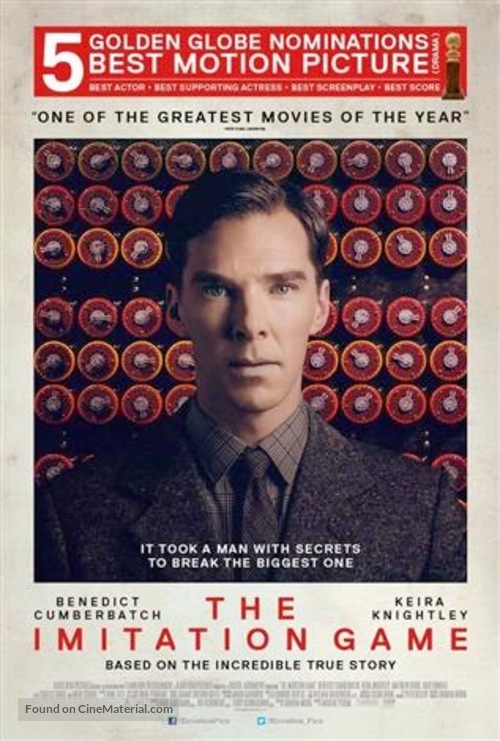 The Imitation Game - New Zealand Movie Poster