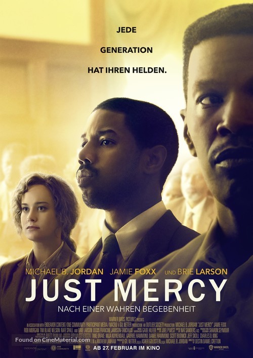 Just Mercy - German Movie Poster