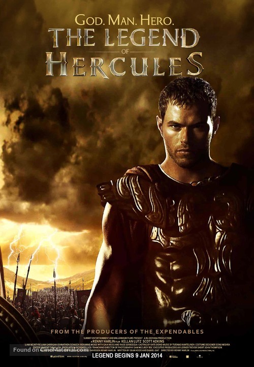 The Legend of Hercules - Malaysian Movie Poster