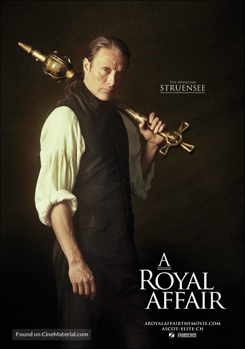 En kongelig aff&aelig;re - Swiss Movie Poster