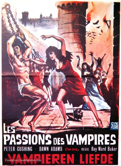 The Vampire Lovers - Belgian Movie Poster