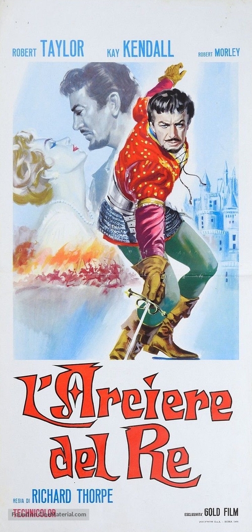 The Adventures of Quentin Durward - Italian Movie Poster