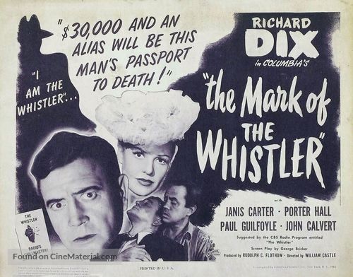 The Mark of the Whistler - Movie Poster