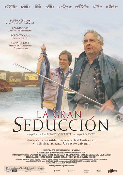 La grande s&eacute;duction - Spanish Movie Poster