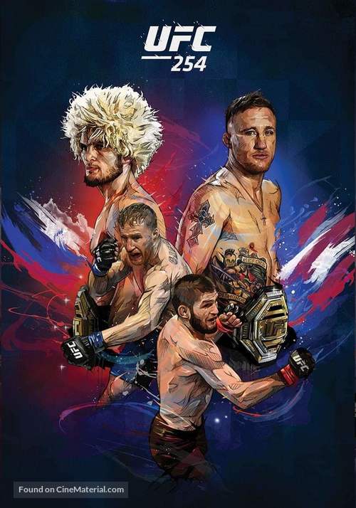 UFC 254: Khabib vs Gaethje - Movie Poster