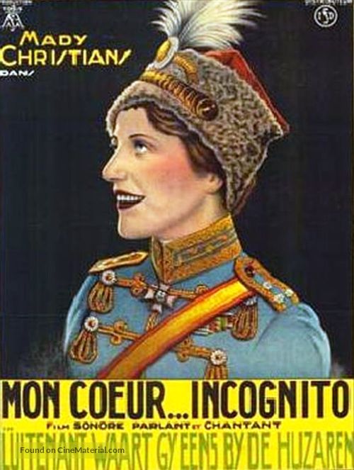 Mon coeur incognito - French Movie Poster