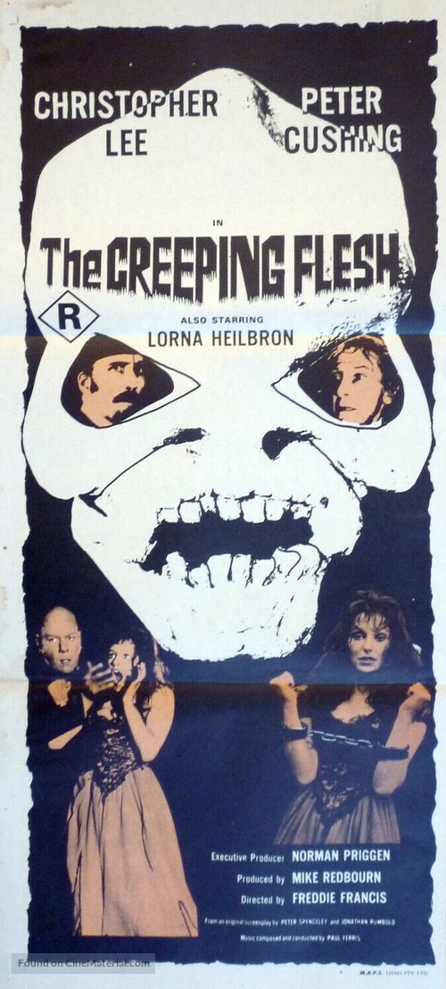 The Creeping Flesh - Australian Movie Poster