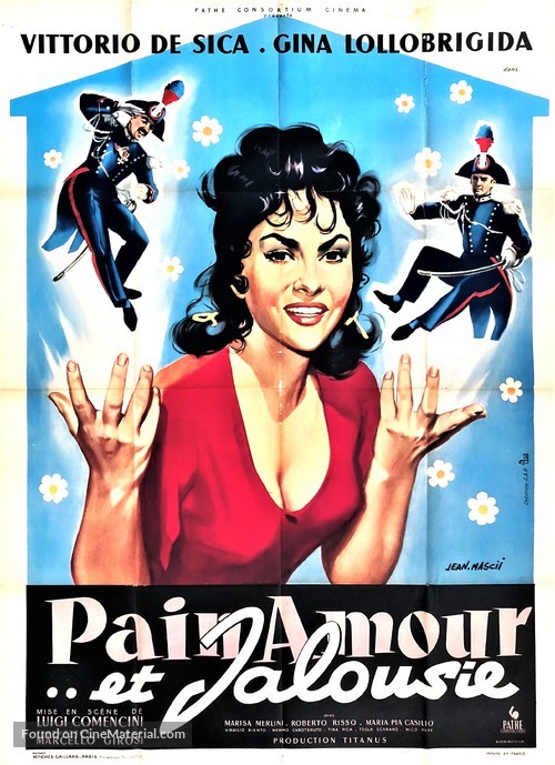 Pane, amore e gelosia - French Movie Poster