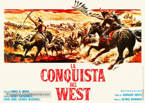 How the West Was Won - Italian Movie Poster