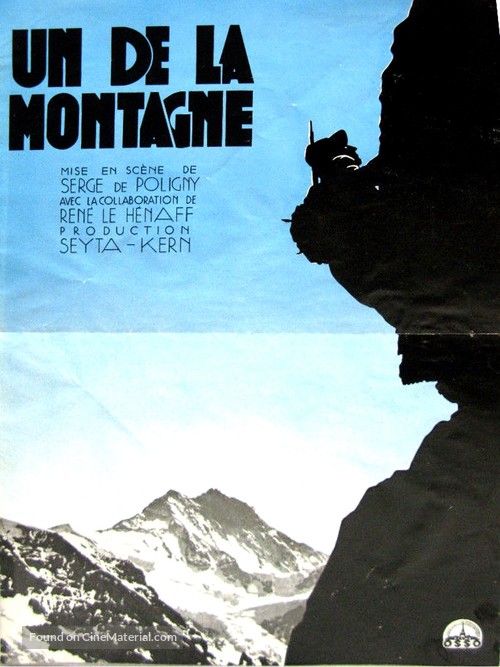 Un de la montagne - French Movie Poster