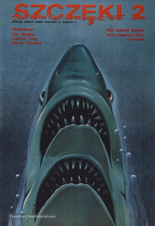 Jaws 2 - Polish Movie Poster