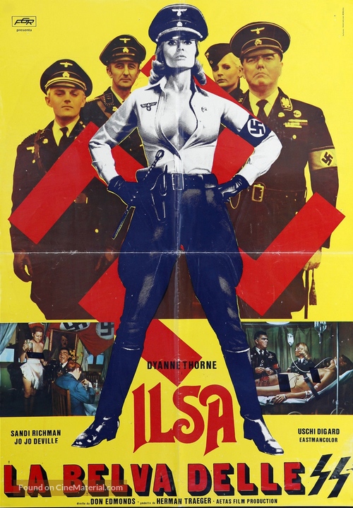 Ilsa: She Wolf of the SS - Italian Movie Poster