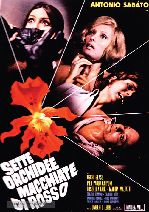 Sette orchidee macchiate di rosso - Italian Movie Poster