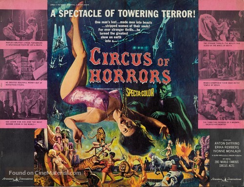 Circus of Horrors - poster
