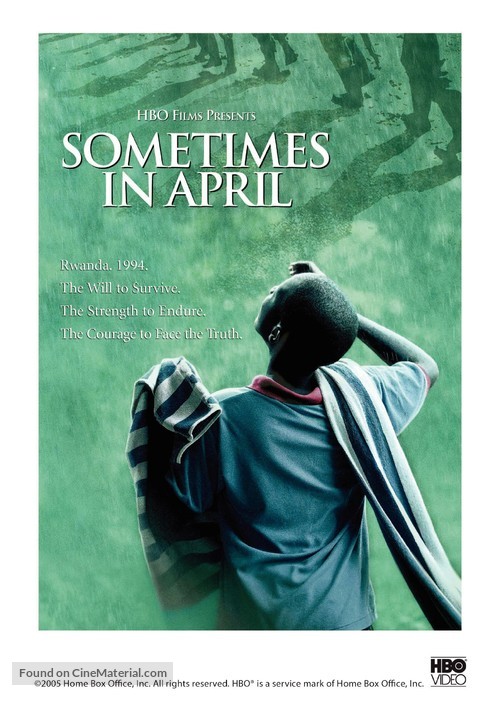 Sometimes in April - DVD movie cover