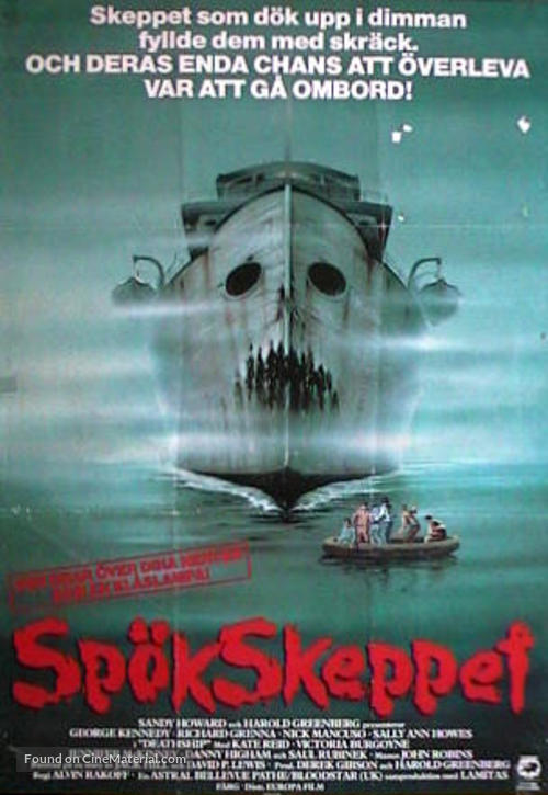 Death Ship - Swedish Movie Poster