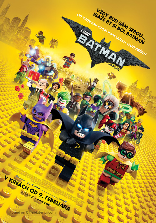 The Lego Batman Movie - Slovak Movie Poster