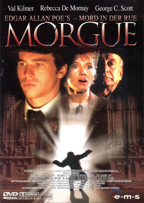 The Murders in the Rue Morgue - German DVD movie cover