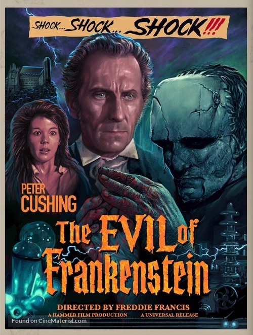 The Evil of Frankenstein - British poster