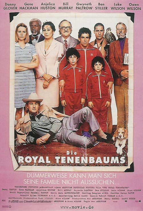 The Royal Tenenbaums - German Movie Poster