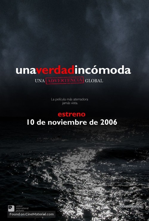 An Inconvenient Truth - Spanish Movie Poster