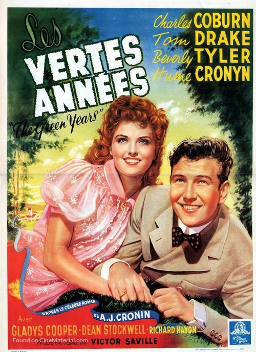 The Green Years - Belgian Movie Poster