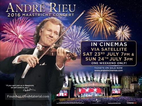 Andr&eacute; Rieu&#039;s 2016 Maastricht Concert - Irish Movie Poster