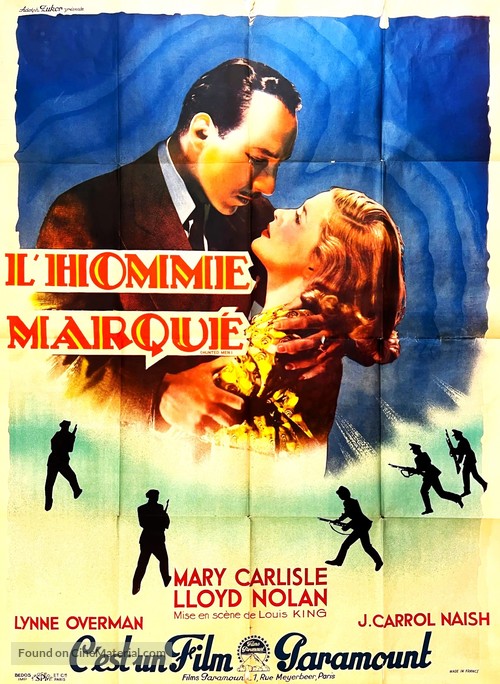 Hunted Men - French Movie Poster