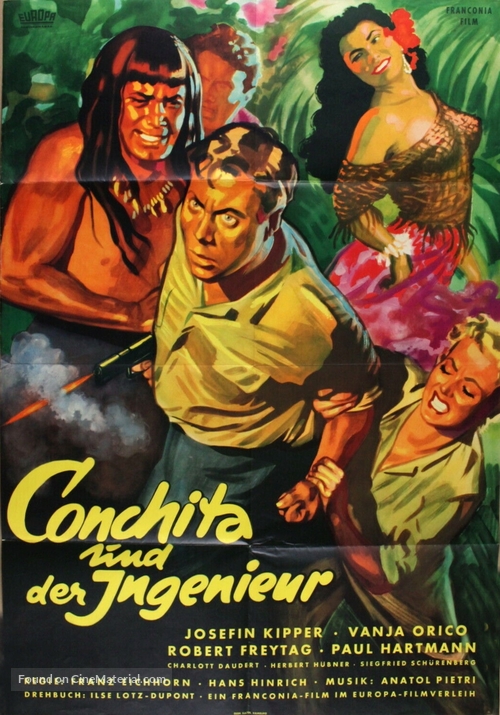 Conchita und der Ingenieur - German Movie Poster