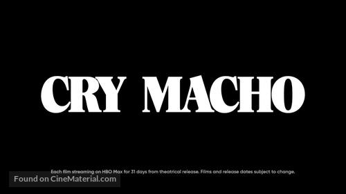 Cry Macho - Logo