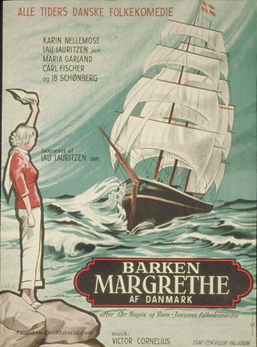 Barken Margrethe - Danish Movie Poster