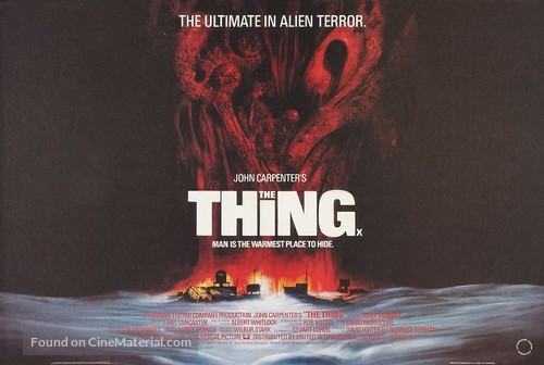 The Thing - British Movie Poster