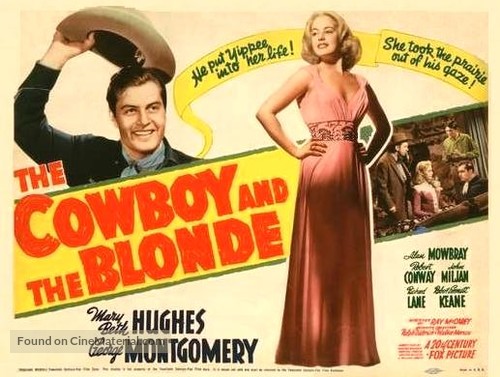 The Cowboy and the Blonde - Movie Poster