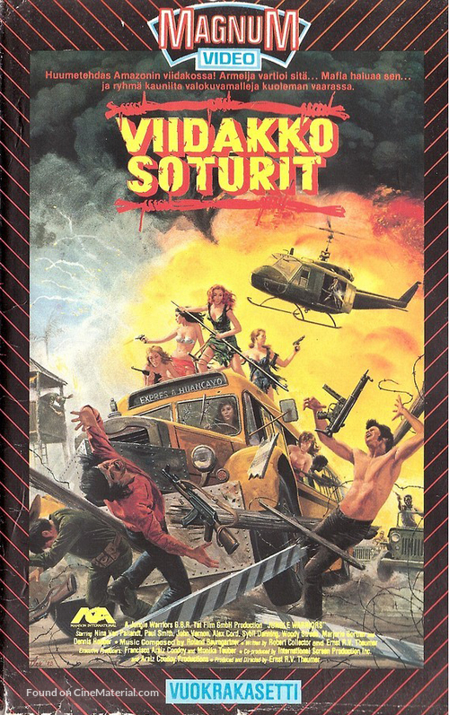 Euer Weg f&uuml;hrt durch die H&ouml;lle - Finnish VHS movie cover