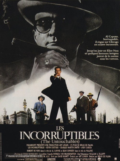 The Untouchables - French Movie Poster