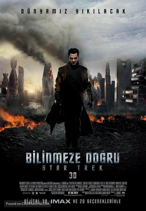 Star Trek Into Darkness - Turkish Movie Poster