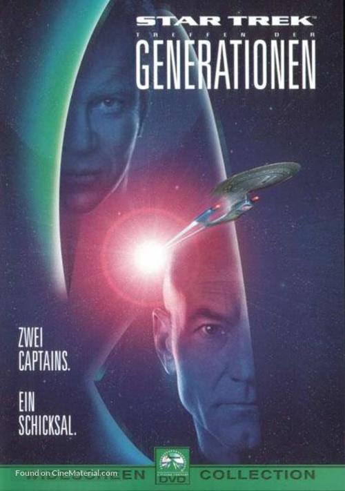 Star Trek: Generations - German DVD movie cover